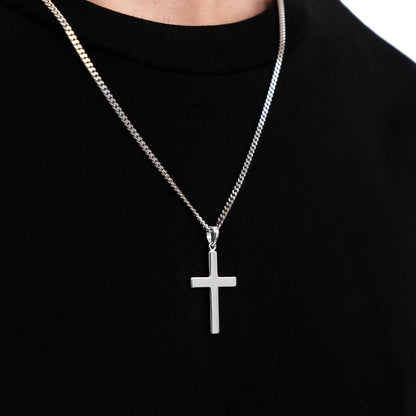 SAINT™ | CROSS NECKLACE SILVER