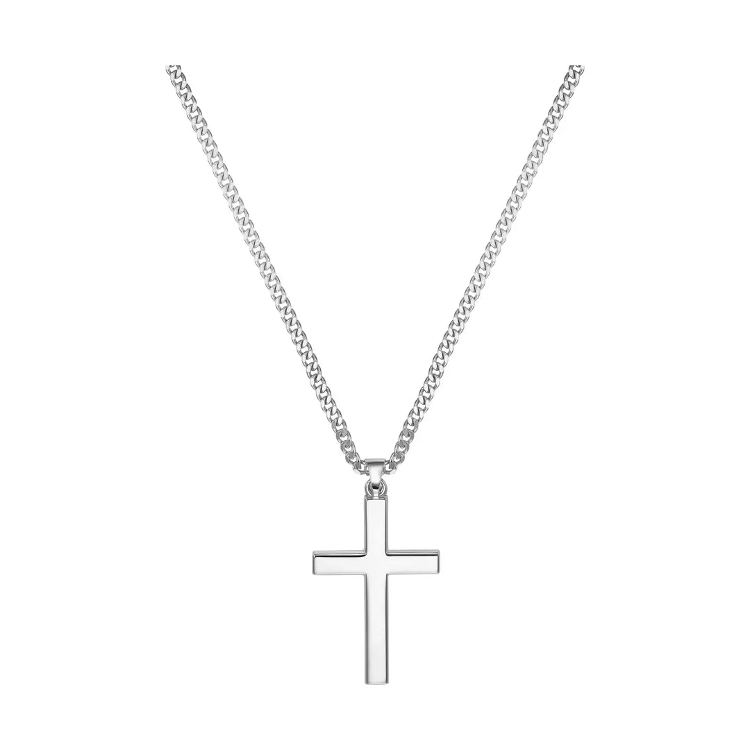 SAINT™ | CROSS NECKLACE SILVER